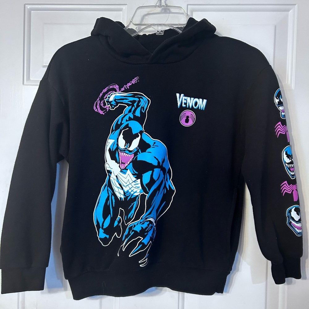 Marvel Comics Venom hoodie, boys size M